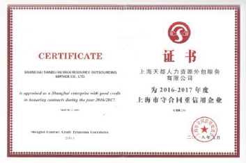 上海市地方标准《人力资源派遣服务规范》单位